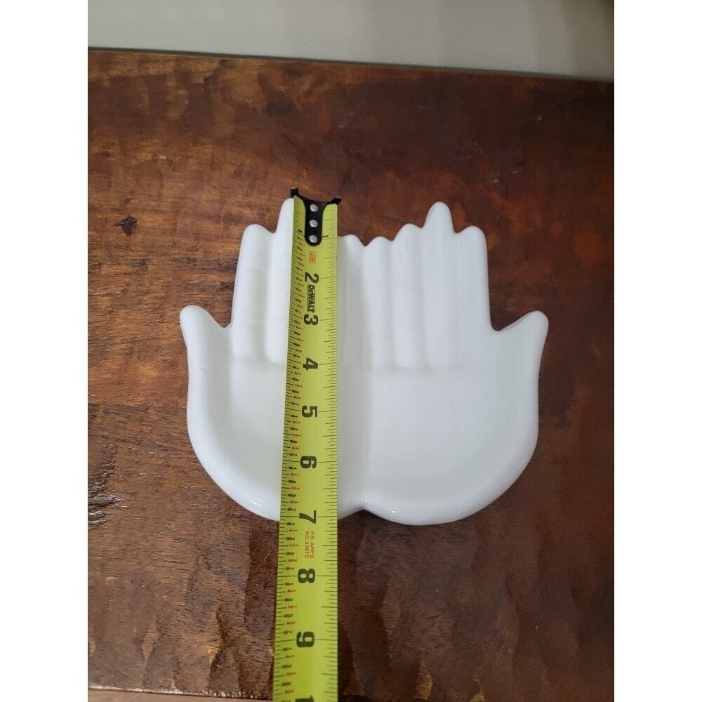 Japanese Sushi Plate Serving Hands Ceramic Trinkets Jewelry Holder Vanity Tray - Picture 5 of 9